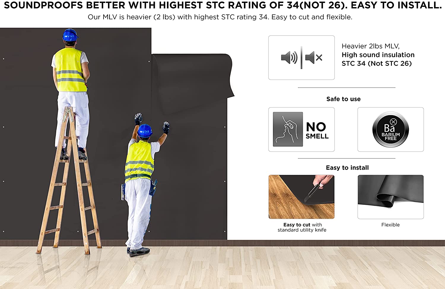 Barreira de som de vinil