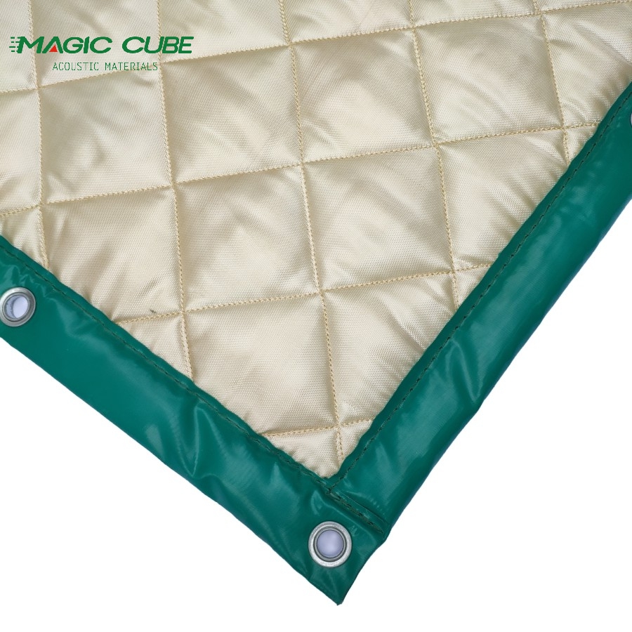  Barreira de ruído de novo design da manta de absorção sonora à prova de som