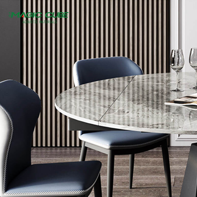 Painéis de madeira decoração de parede interior painel de ripas de madeira Akupanel