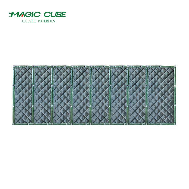 Som exterior da cortina das barreiras do PVC da segurança da construção que obstrui a barreira da cerca