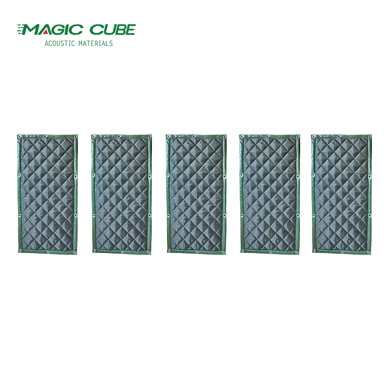 Som exterior da cortina das barreiras do PVC da segurança da construção que obstrui a barreira da cerca